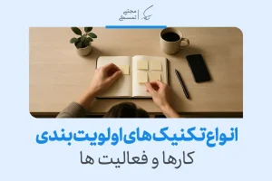 برنامه‌ریزی روزانه با دفترچه یادداشت و یادداشت‌گذاری برای مدیریت زمان و اولویت بندی کارها